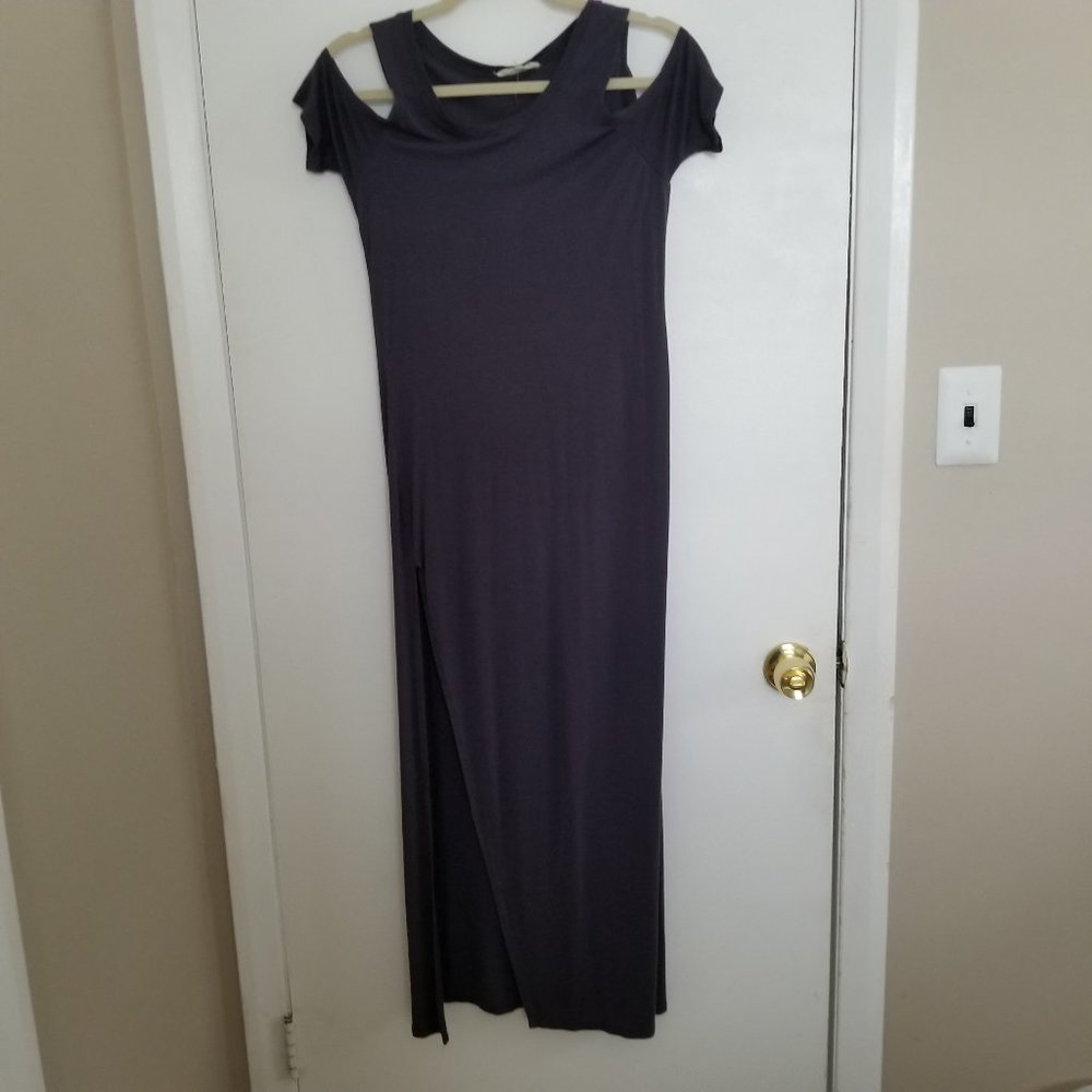 Bear Dance Cold Shoulder Tank Maxi Dress Size S